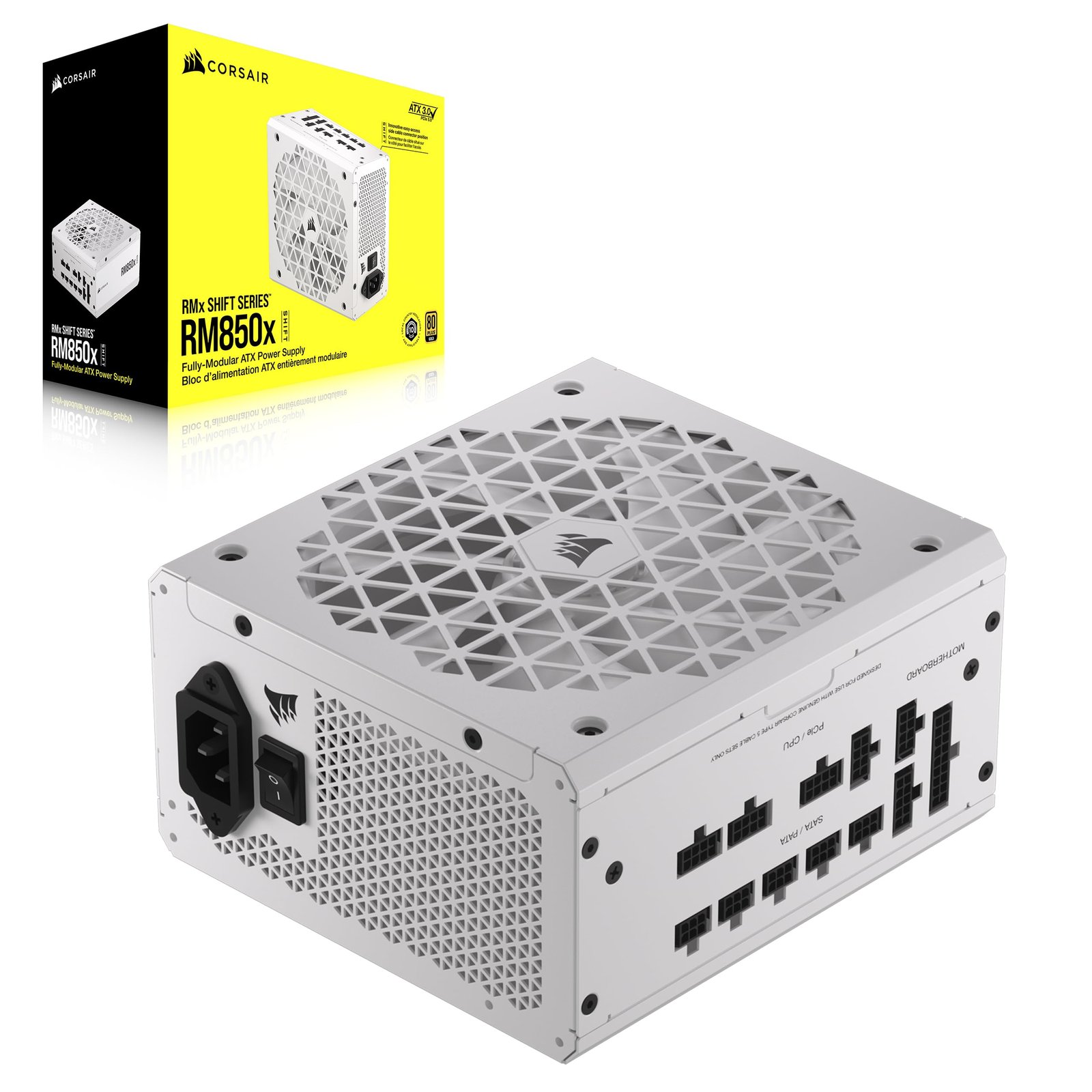 Corsair RM850x Platinum – 850W PSU Corsair RM850x Platinum 850W fully modular power supply for gaming PC