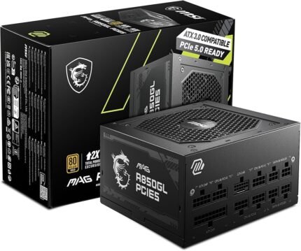 MSI MAG A850GL 850W Gold modular power supply with PCIe 5.0 support