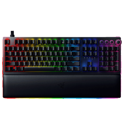 Razer Huntsman V2 Analog gaming keyboard with customizable RGB lighting and analog optical switches for precise control – GadgesPlanet