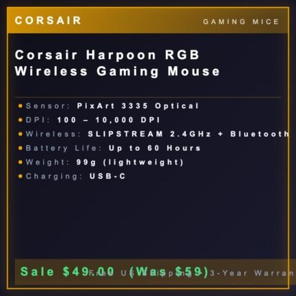 Corsair Harpoon RGB Wireless Gaming Mouse